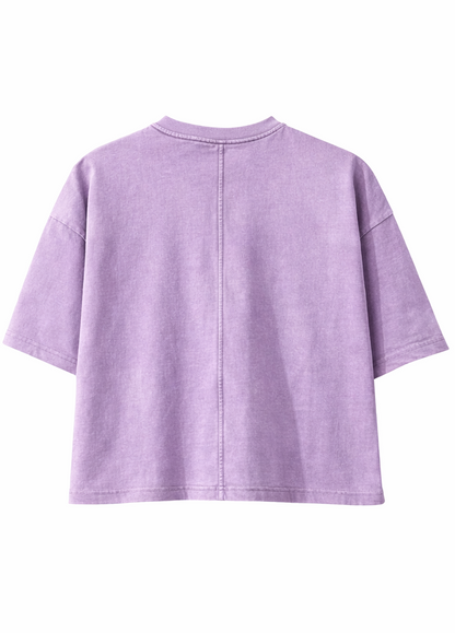 Faded Cropped Boxy Tee