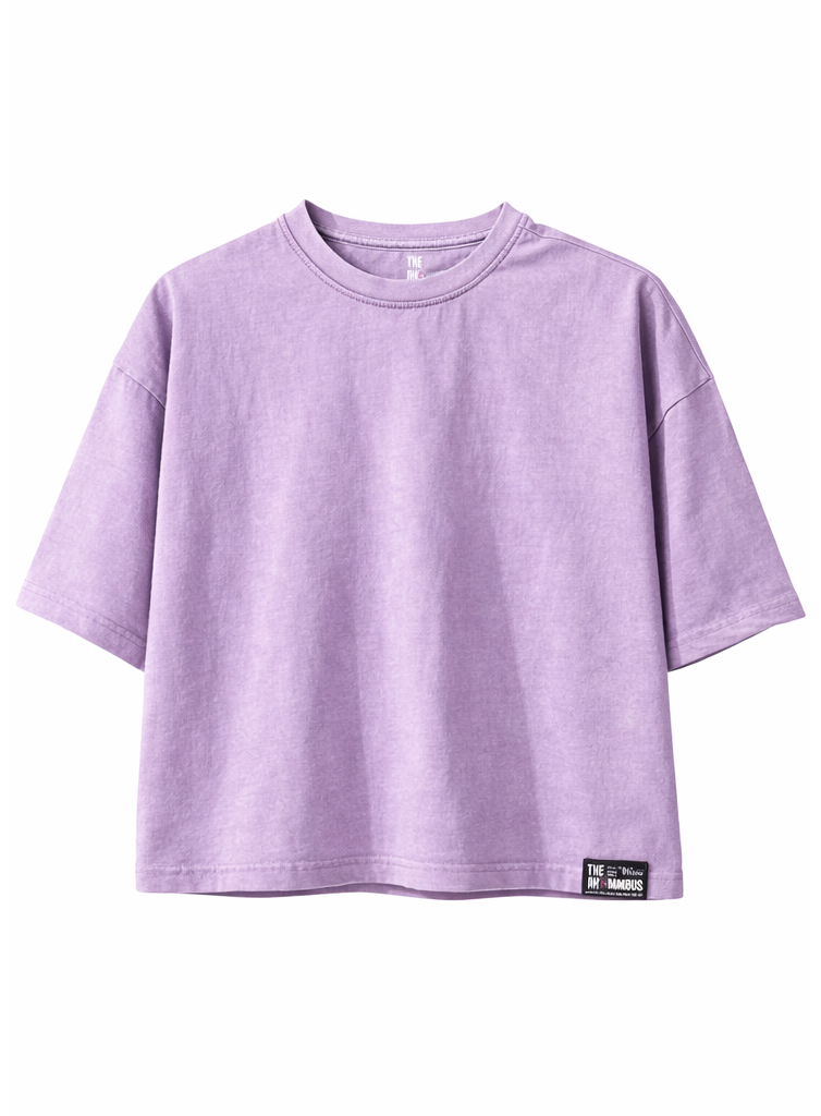Faded Cropped Boxy Tee